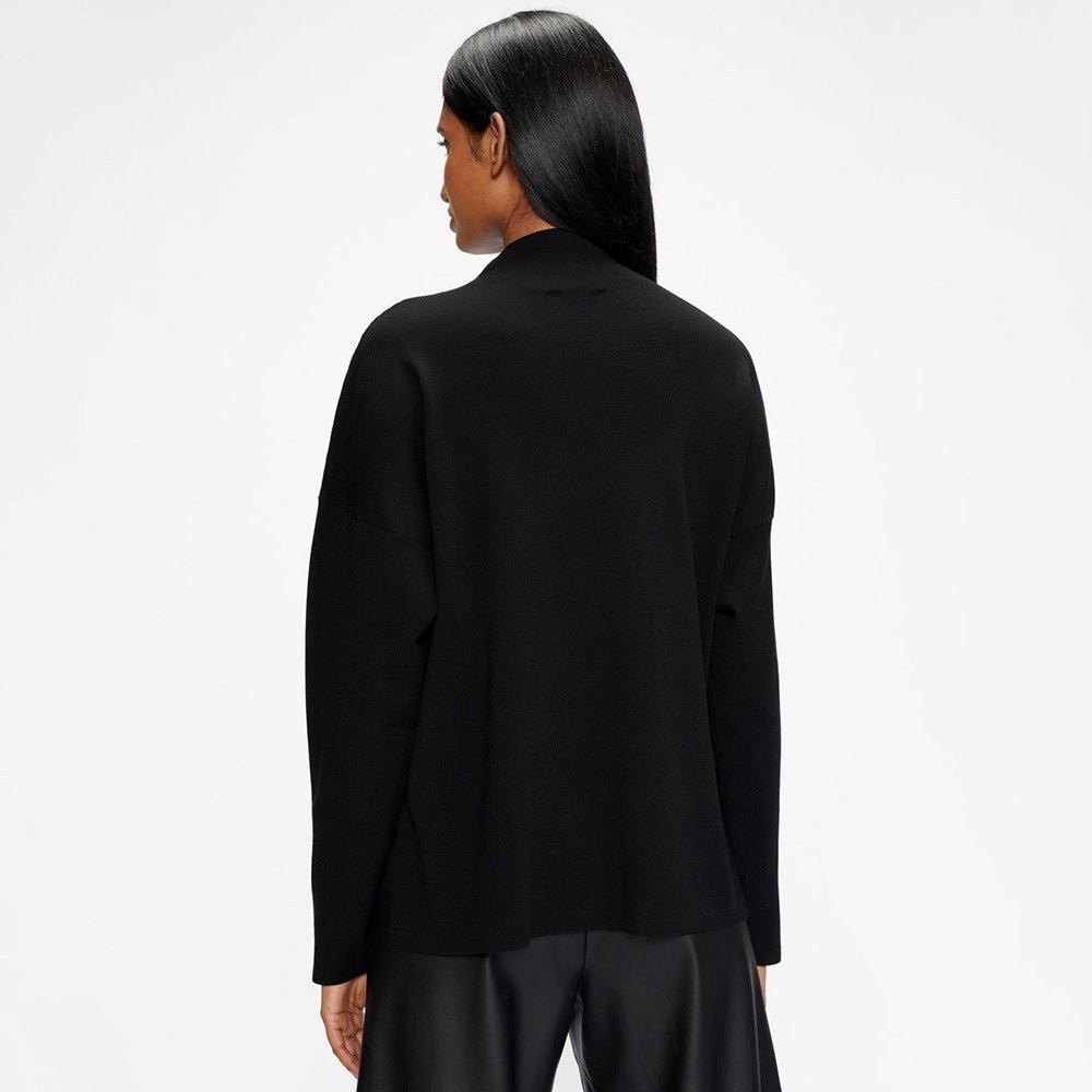 Ted Baker Izbelle Black and White funnel neck Graphic Sweater 1 - Picture 5 of 15